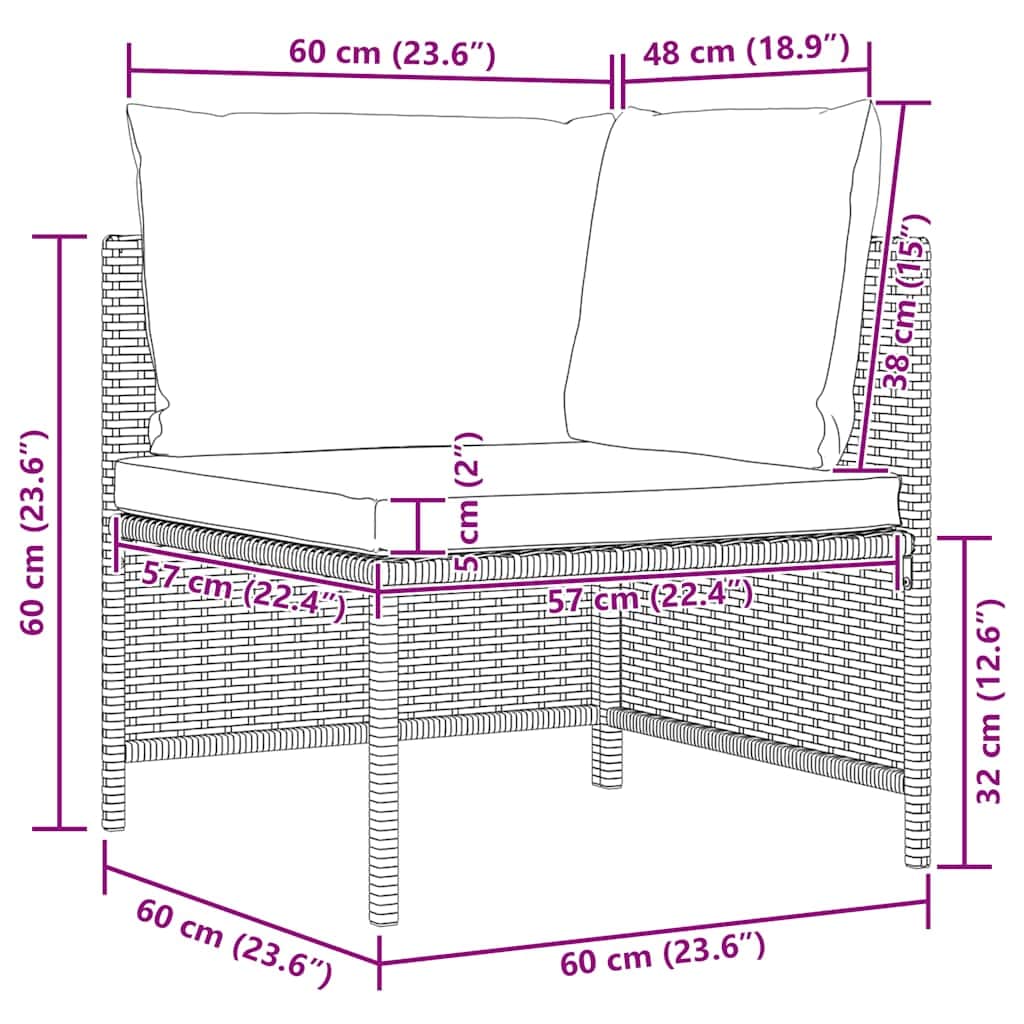 Comfortable 4 Piece Garden Sofa Set Outdoor Retreat Essentials