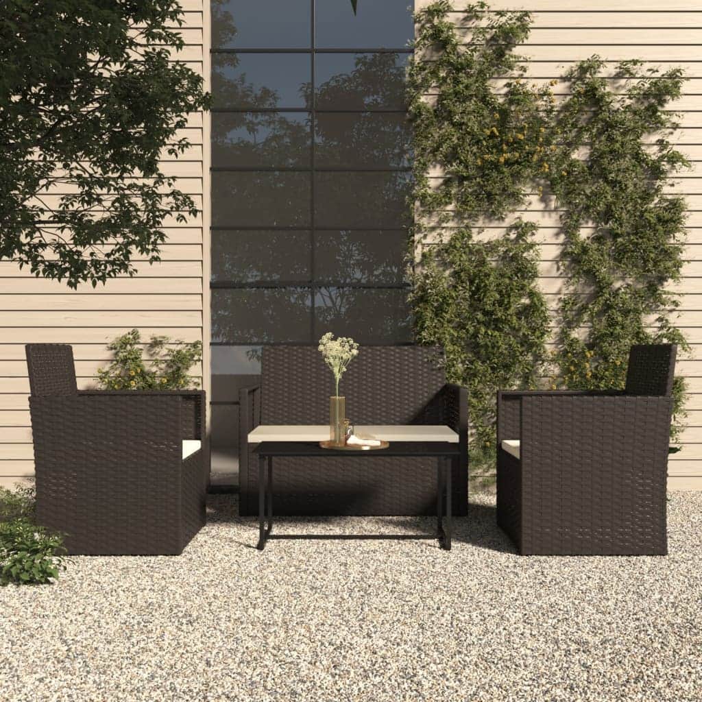 Comfortable 4 Piece Outdoor Lounge Set Garden Gathering Outdoor Living