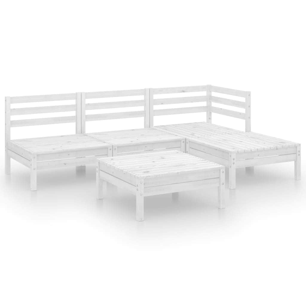 Comfortable 5 Piece Garden Lounge Set Outdoor Retreat Urban Style