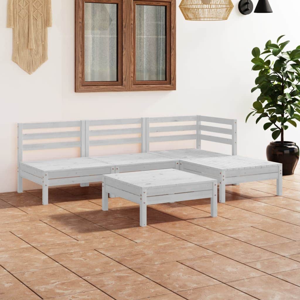 Comfortable 5 Piece Garden Lounge Set Outdoor Retreat Urban Style