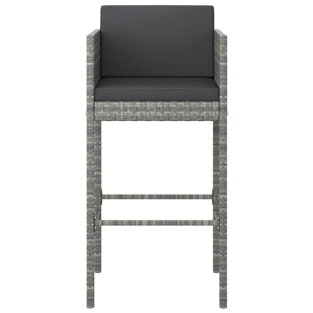 Comfortable Bar Stools 2 pcs with Patio Setup Modern Living