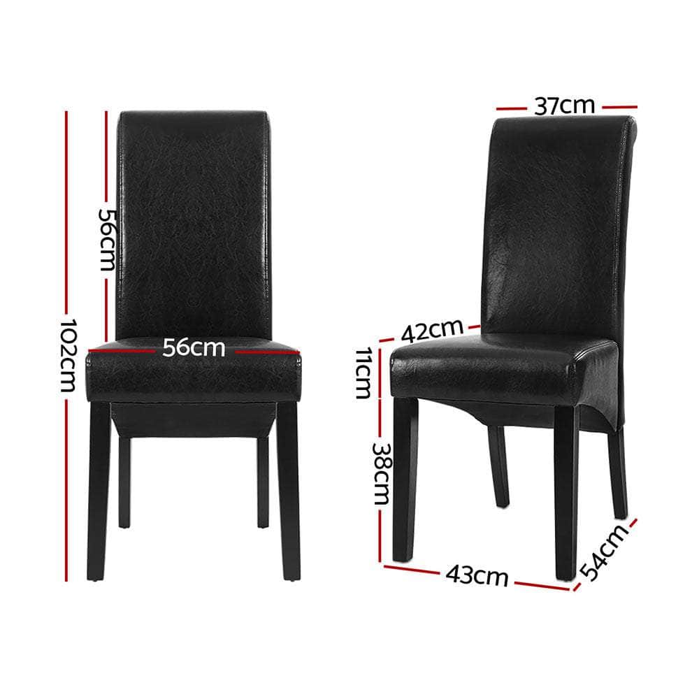 Comfortable Beige Linen Dining Chairs, Set of 4 with Wood Frame