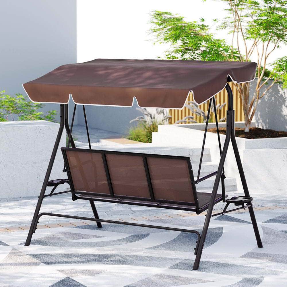 Comfortable Brown Outdoor Swing Chair, Outdoor Chairs