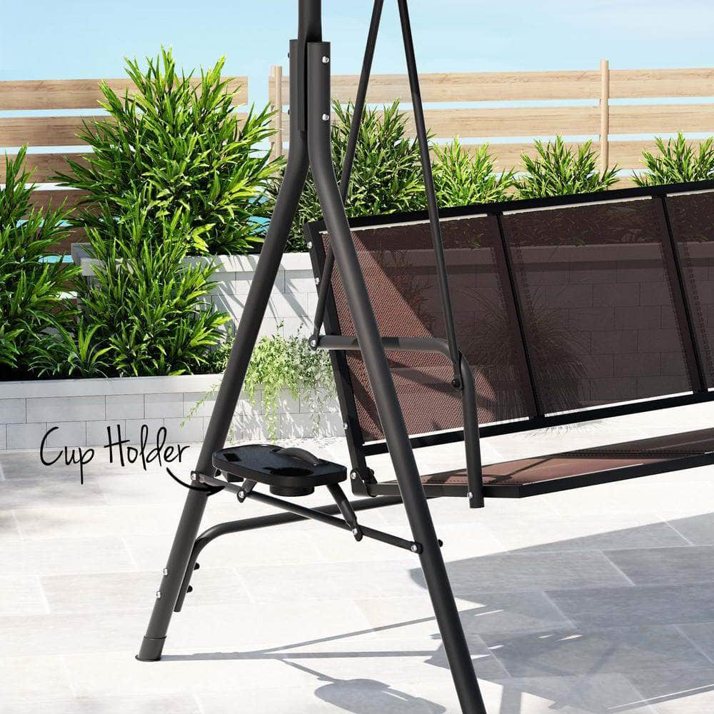 Comfortable Brown Outdoor Swing Chair | Outdoor Chairs