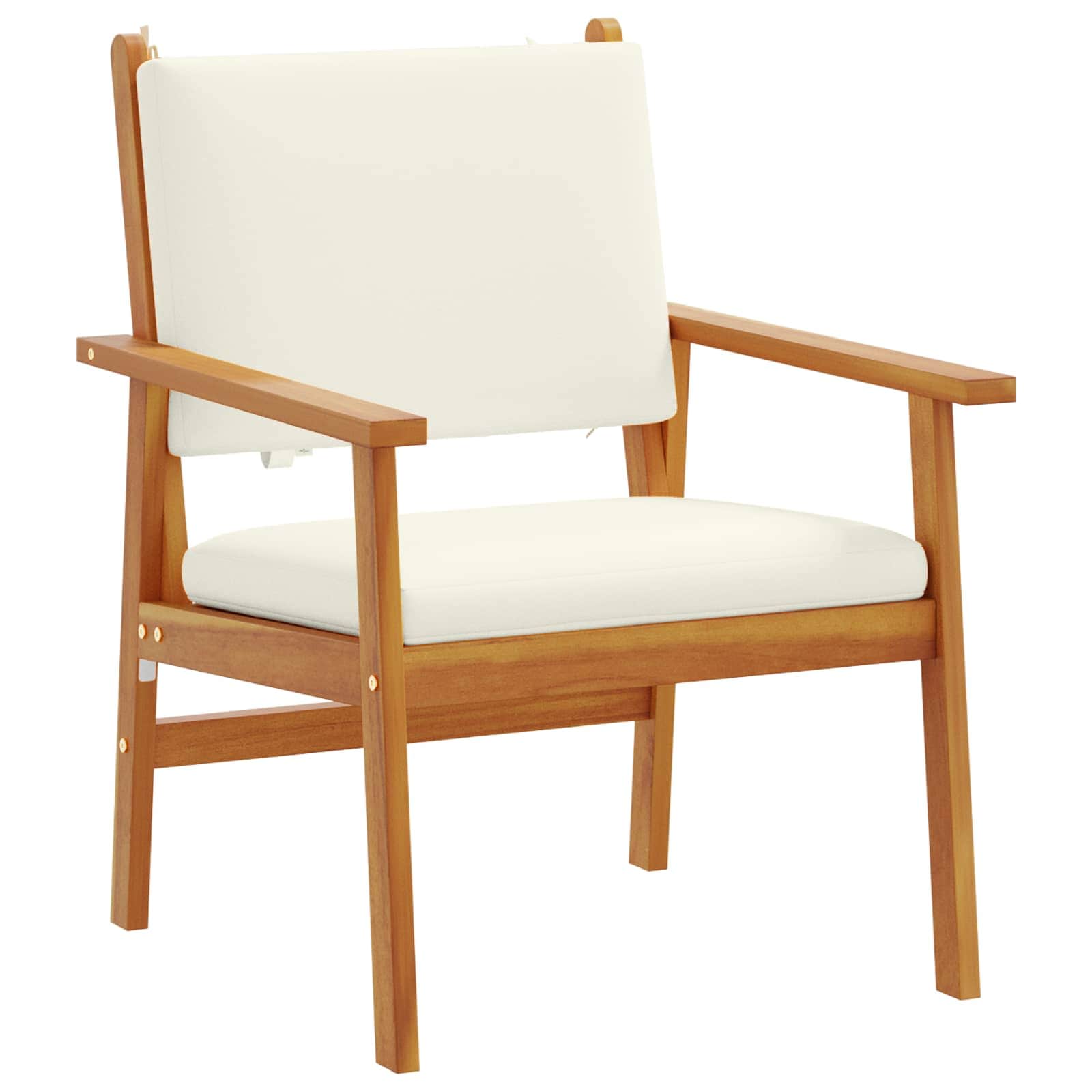 Comfortable Garden Chair with Cushion 2 Indoor Outdoor Use Patio Relax