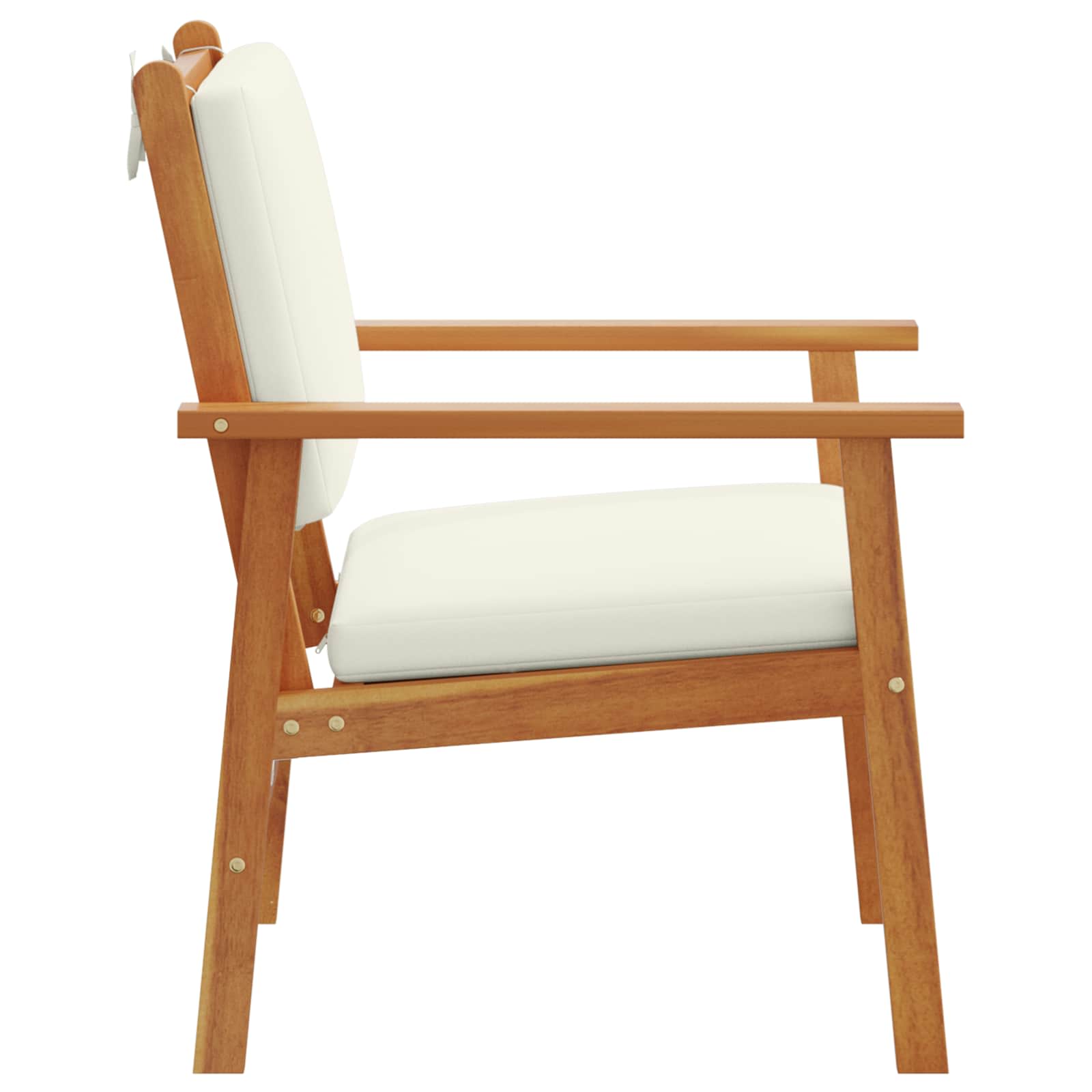 Comfortable Garden Chair with Cushion 2 Indoor Outdoor Use Patio Relax