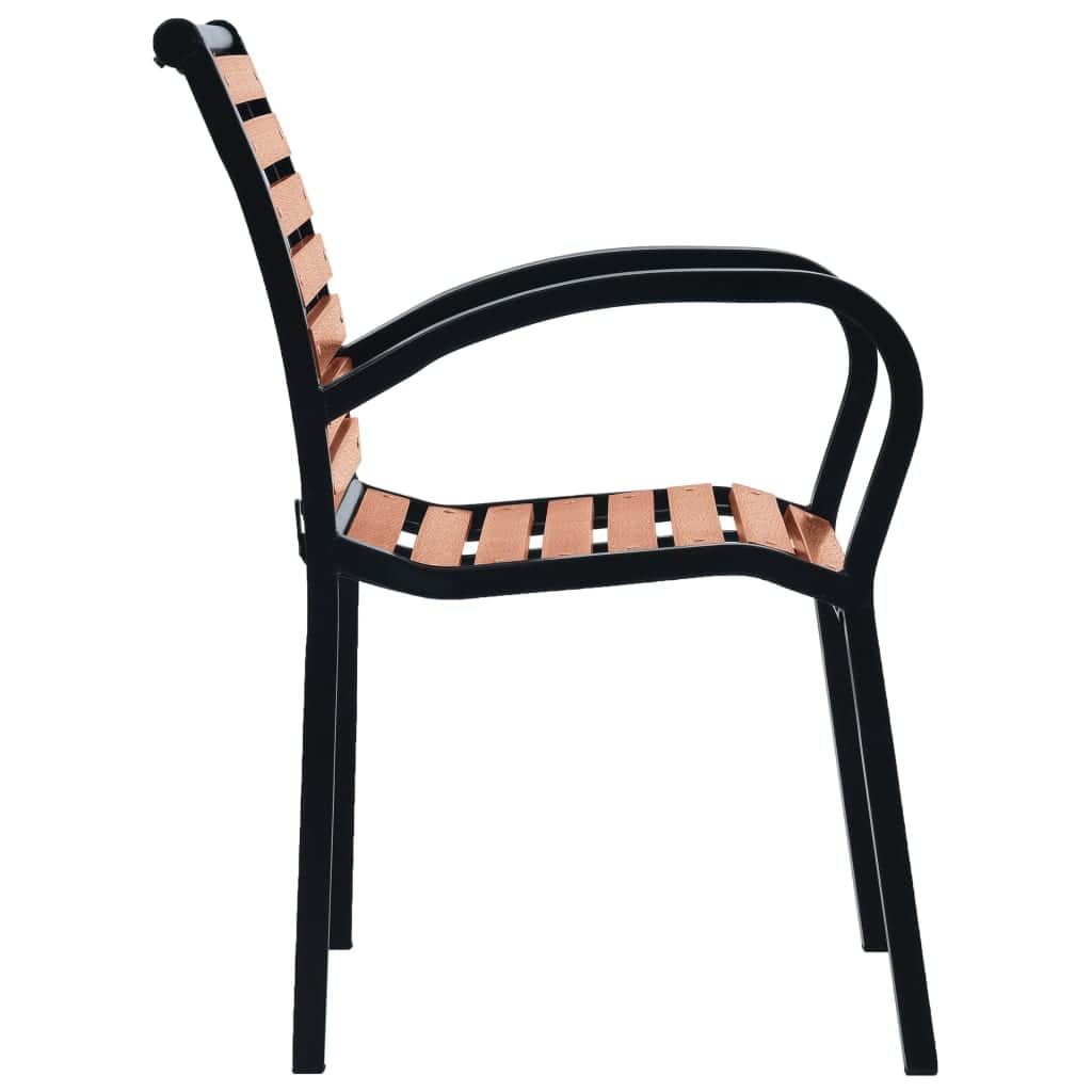 Comfortable Garden Chairs 2 pcs Steel Living Space Upgrade Garden Leisure