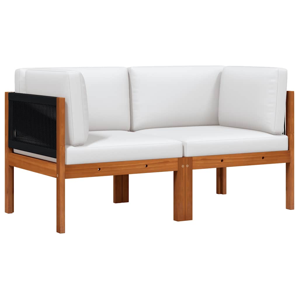 Comfortable Garden Corner Sofas 2 pcs Lounge Area Urban Style