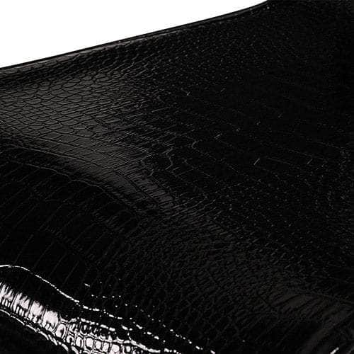 Comfortable Leatherette Seat Dining Chair Black Colour