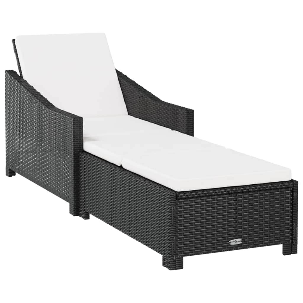 Comfortable Sun Lounger with Cream White Home Use Essentials
