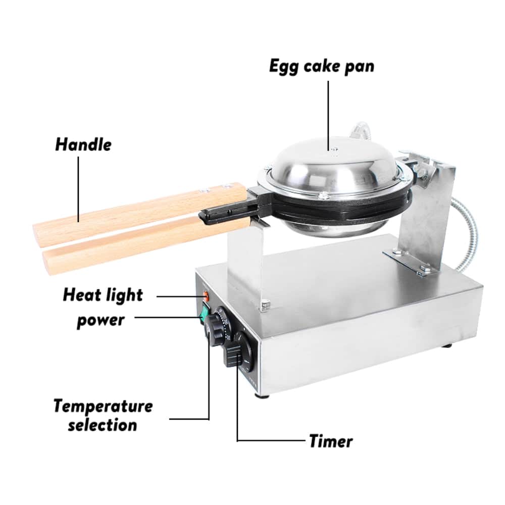 Puff Bubble Cake Machine - Commercial Electric Waffle Egg Maker