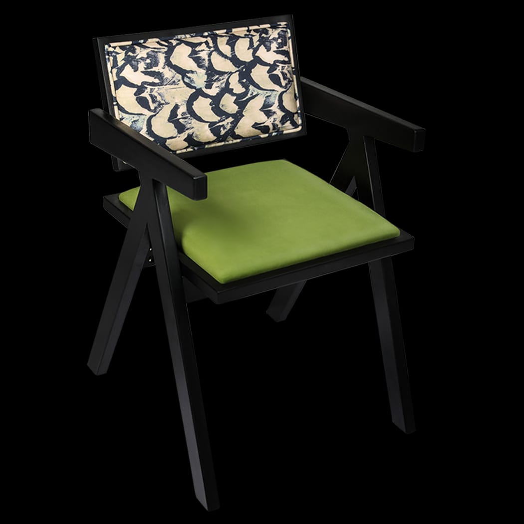 id4 - Compact 1X Dining Chair Retro Backrest Chair  Durable Frame - photo 10