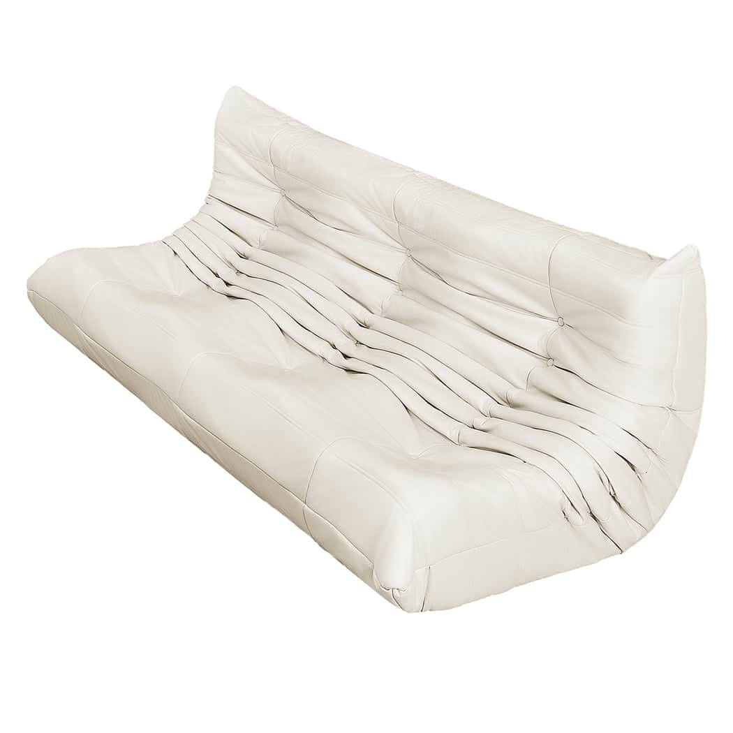 Compact 3 Seaters Floor Sofa Caterpillar Lounge  Comfortable Design