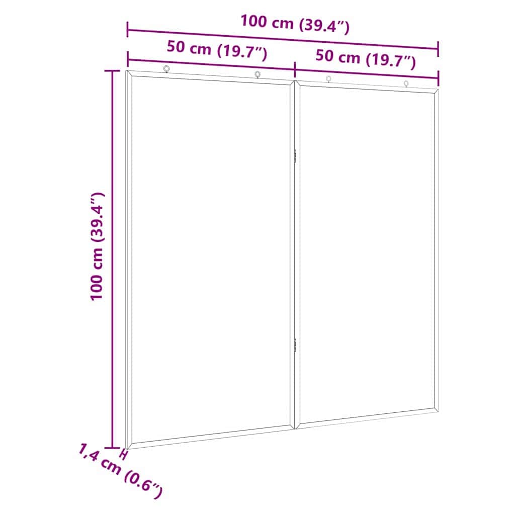 Compact Chalkboard Folding