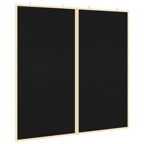 Compact Chalkboard Folding Black  Solid pine wood - Sturdy Frame