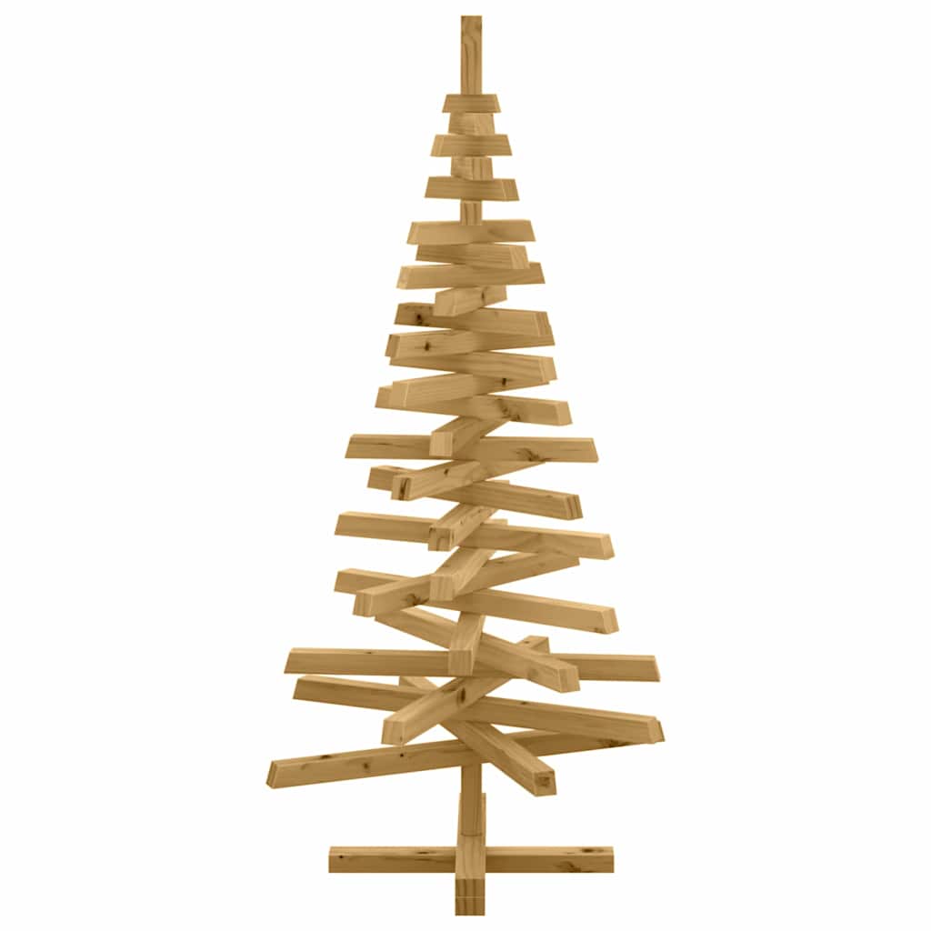 Compact Christmas Trees with Stand Brown 120cm Solid pine wood