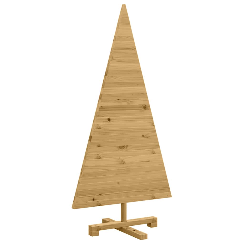 Compact Christmas Trees with Stand Brown 120cm Solid pine wood