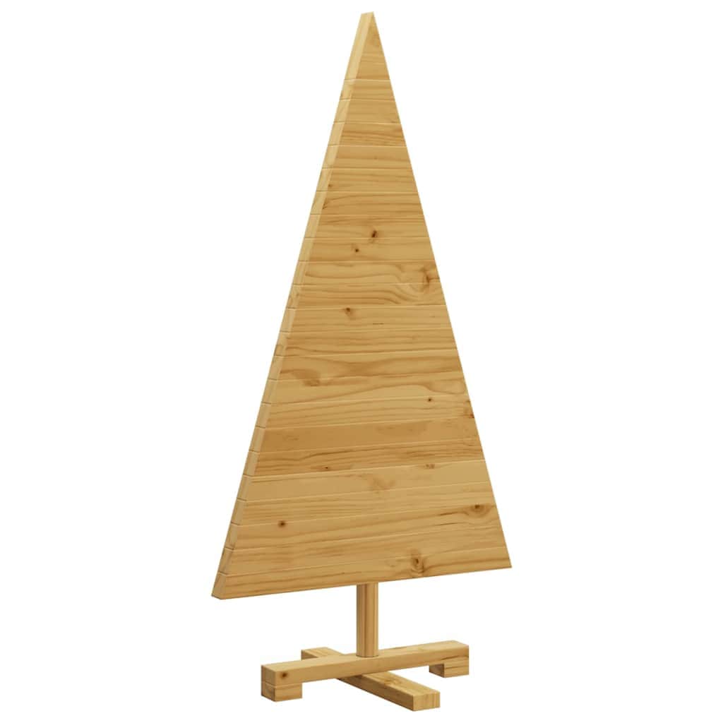 Compact Christmas Trees with Stand Brown 90cm Solid pine wood - Sturdy