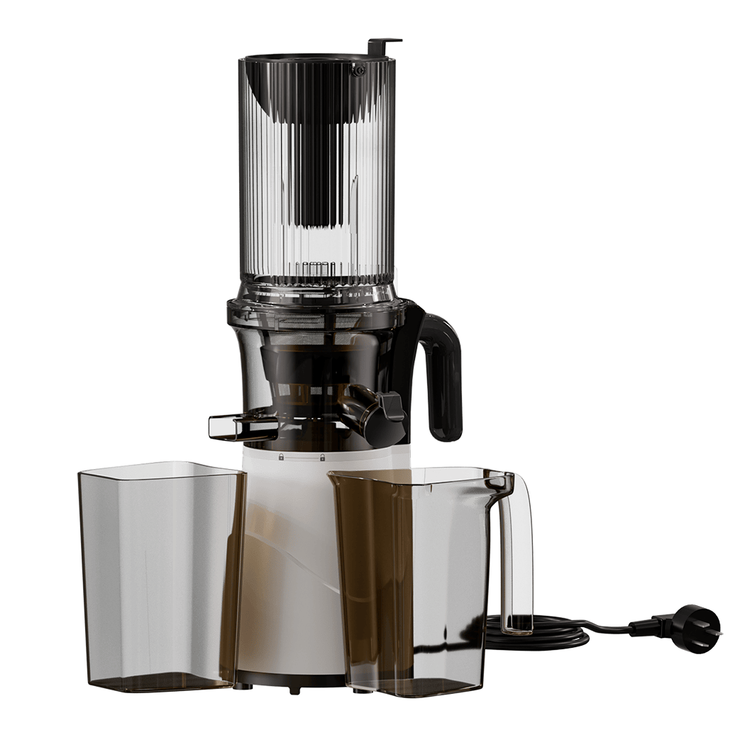 Compact Electric Cold Press Juicer Whole Fruit  Easy Assembly