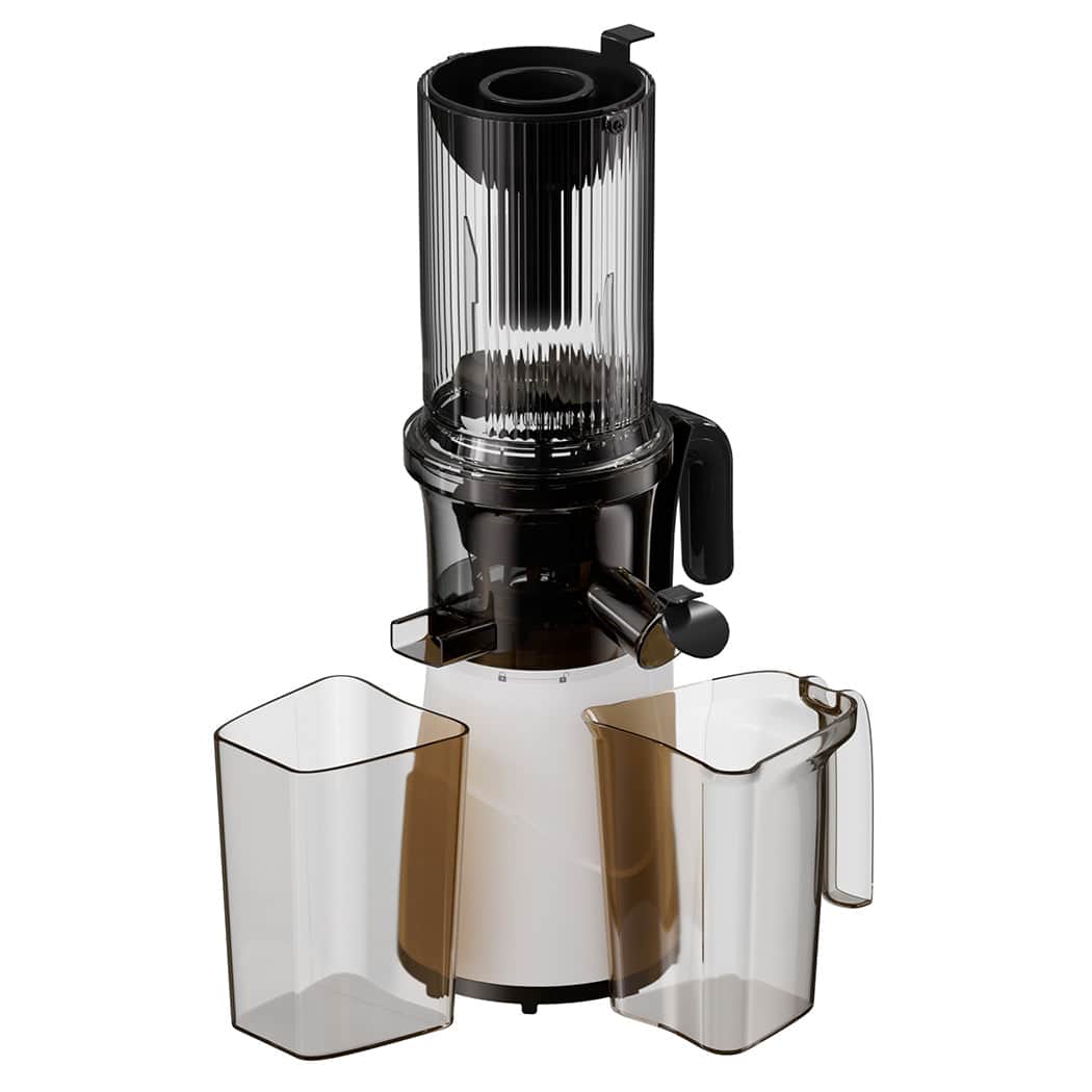 Compact Electric Cold Press Juicer Whole Fruit  Easy Assembly