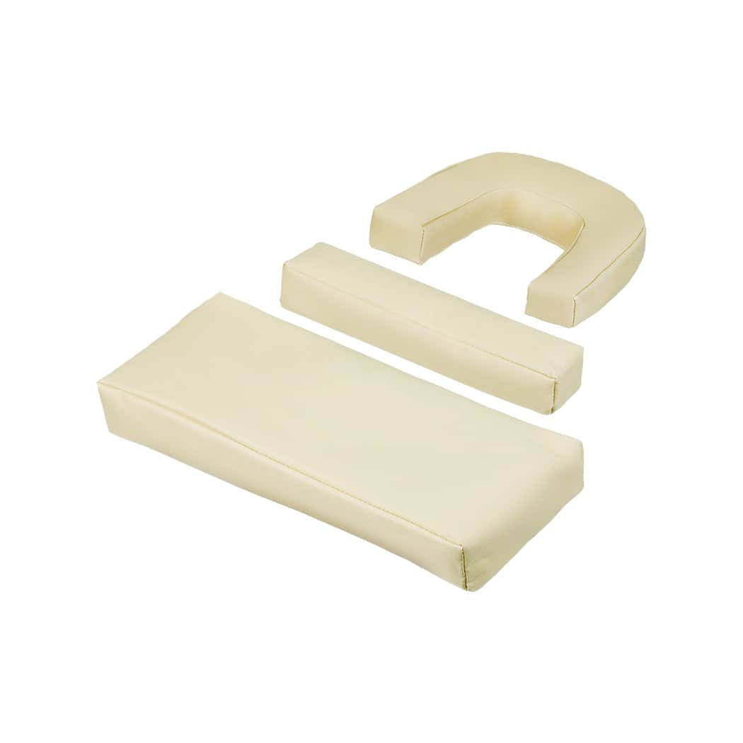 Compact Foldable Beach Lounge Chairs with Face Hole Khaki  Scandi