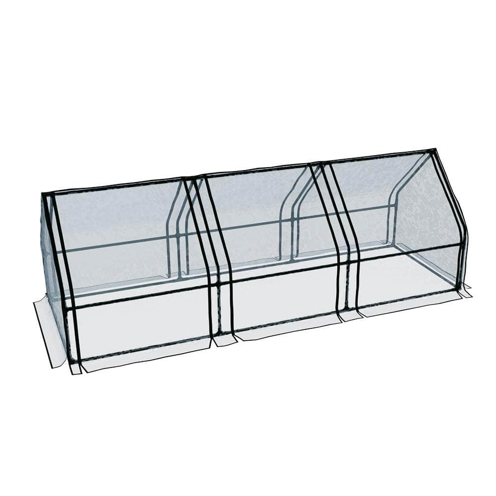 Compact Greenhouse: 270x92cm PVC Flower Garden Haven | Greenhouses & Accessories