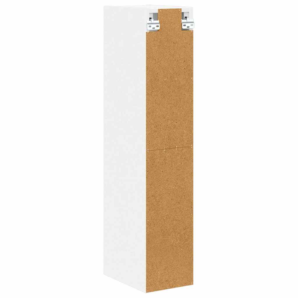 Compact Hanging Cabinet Riga White Engineered Wood - Comfortable | White colour