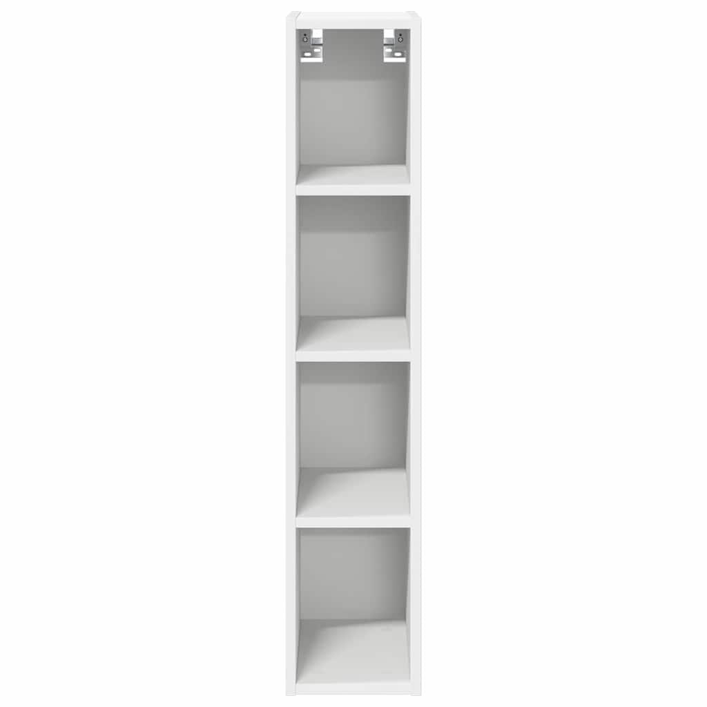 Wood finish - Compact Hanging Cabinet Riga White Engineered Wood - Comfortable