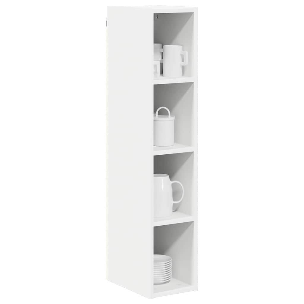 Compact Hanging Cabinet Riga White Engineered Wood - Comfortable | Wood finish