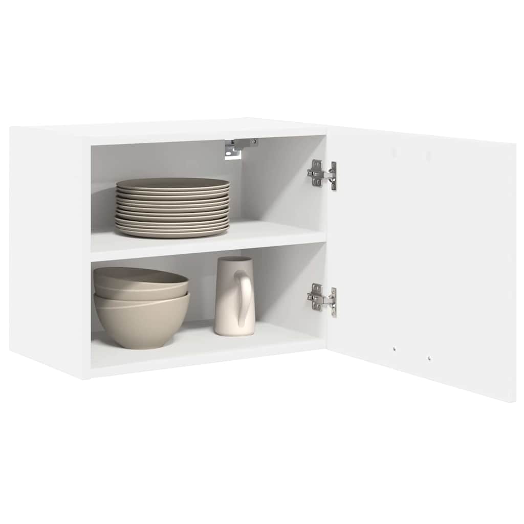 Compact Hanging Cabinet Riga White Engineered Wood - Designer Finish