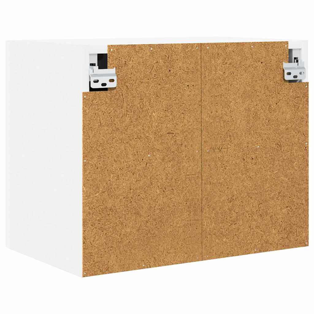 Compact Hanging Cabinet Riga White Engineered Wood - Designer Finish, 2vty