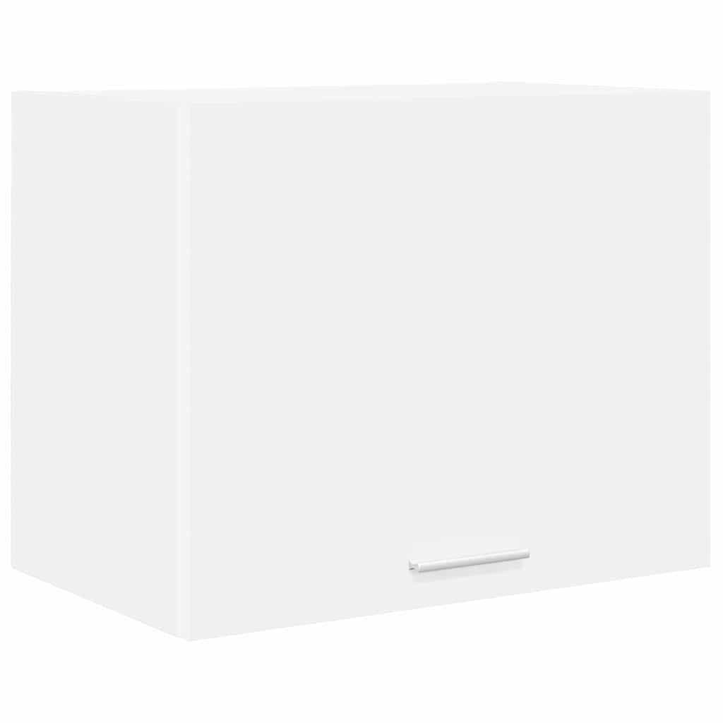 White colour - Compact Hanging Cabinet Riga White Engineered Wood - Designer Finish