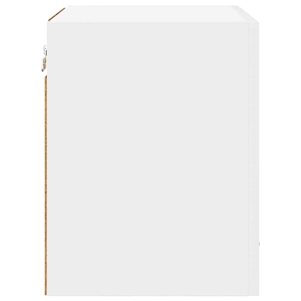 Compact Hanging Cabinet Riga White Engineered Wood - Premium Comfort | White colour