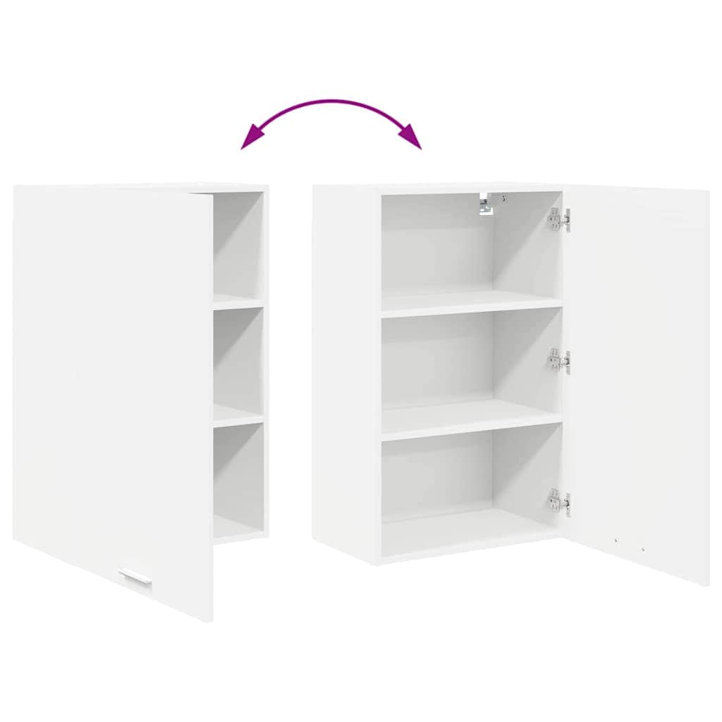Compact Hanging Cabinet Riga White Engineered Wood - Space-Saving with 3vty