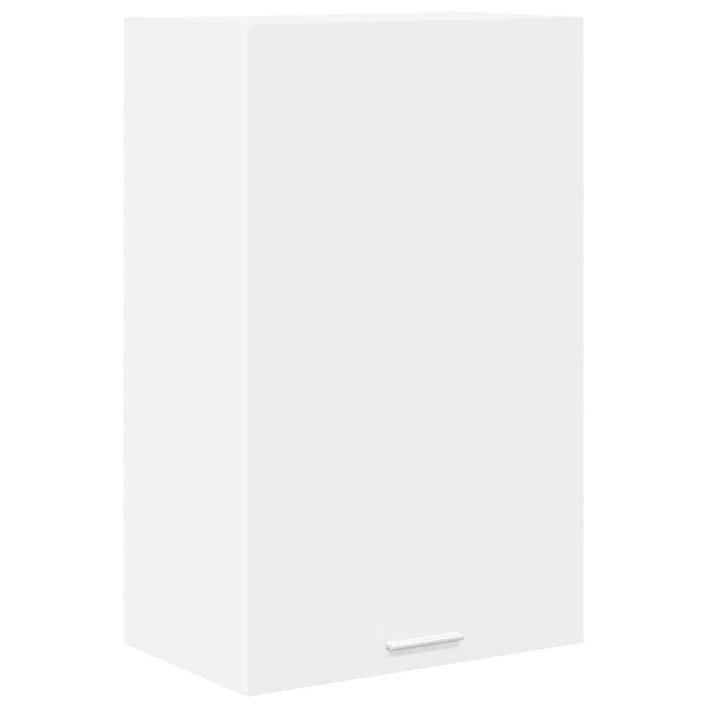 White colour - Compact Hanging Cabinet Riga White Engineered Wood - Space-Saving