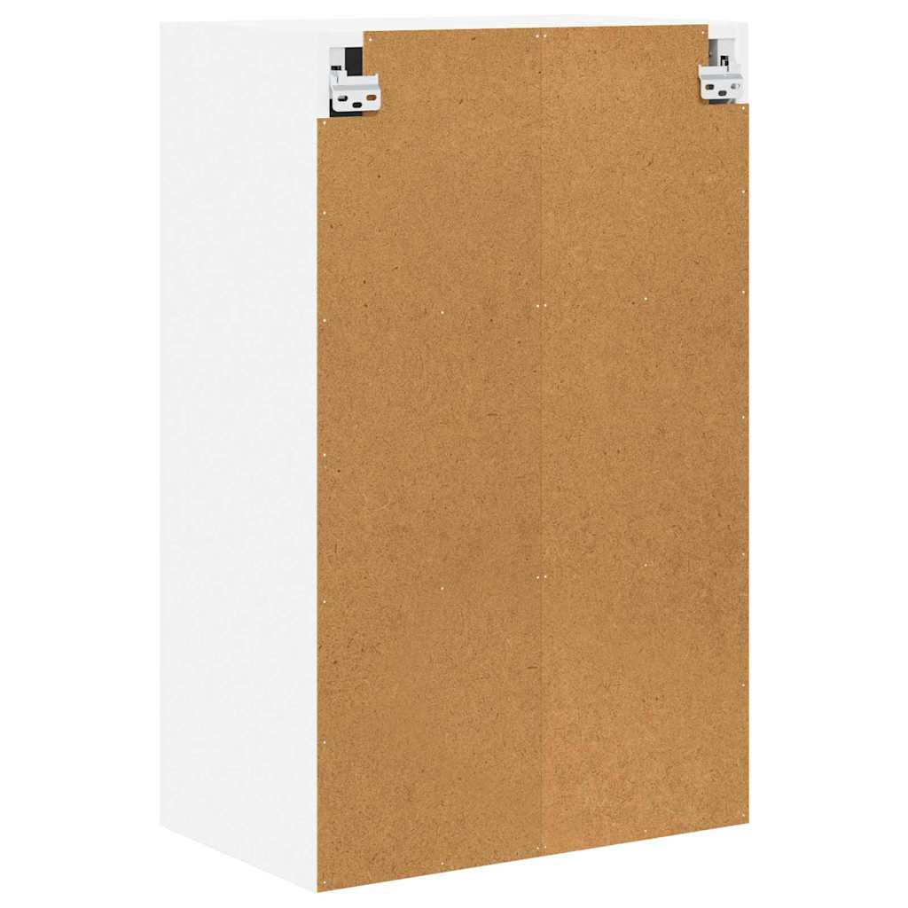 Compact Hanging Cabinet Riga White Engineered Wood - Space-Saving, 3vty