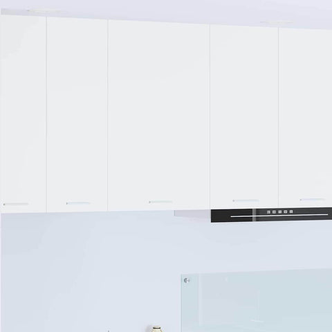 Compact Hanging Cabinet Riga White Engineered Wood - Space-Saving