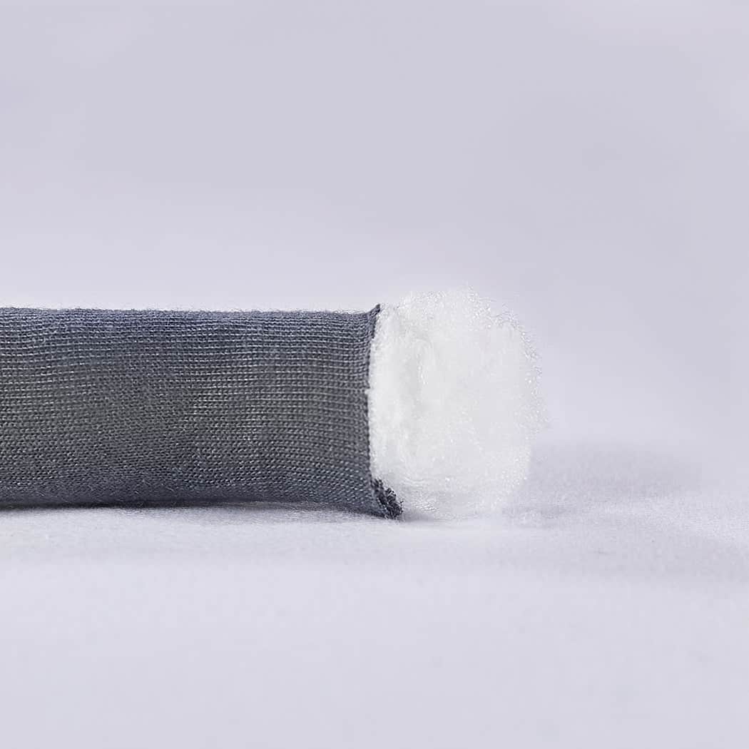 Compact Knitted Weighted Blanket Chunky Grey Kids  Scandi Inspired