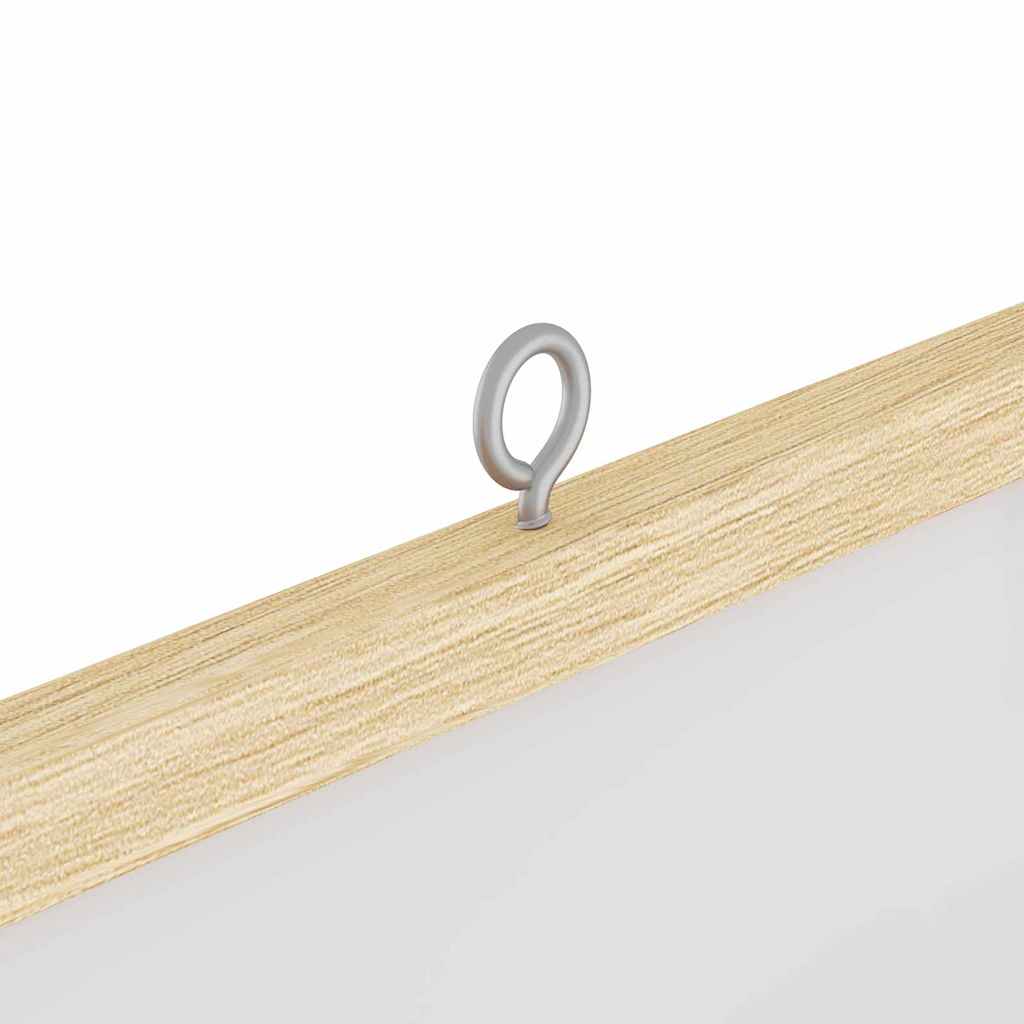 Compact Magnetic Whiteboard White  Solid pine wood - Home Dacor