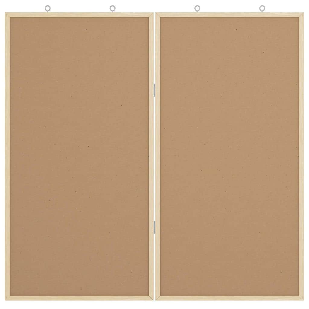 Compact Magnetic Whiteboard White  Solid pine wood - Home Dacor