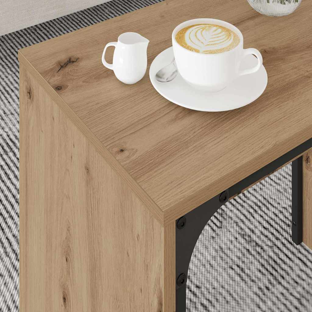 Compact Nesting Coffee Table 3 pcs Artisan oak - Durable