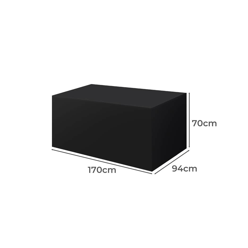 Compact Outdoor Furniture Cover Garden Black 10cm Extension  Premium