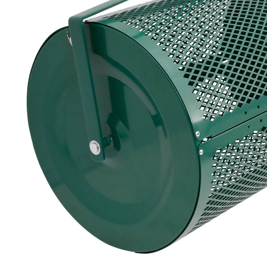 Compost Spreader Green Steel