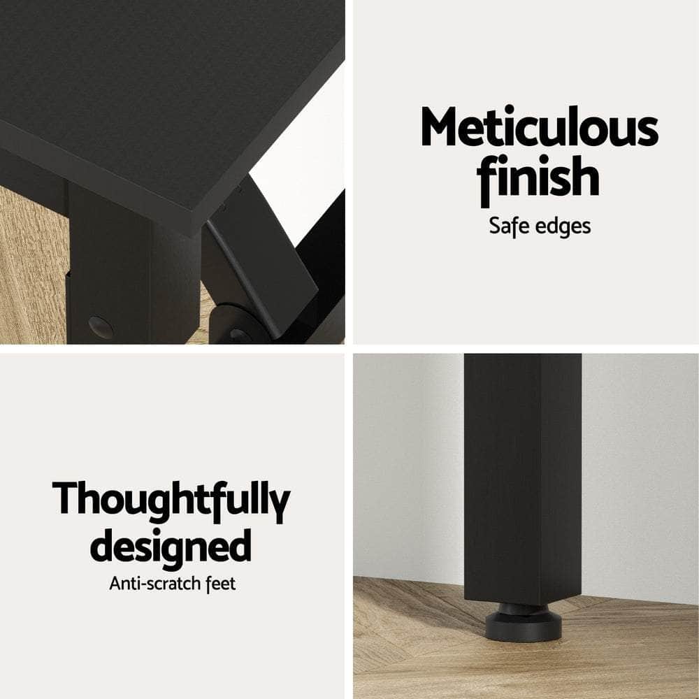 Computer Desk Foldable Balck 80Cm