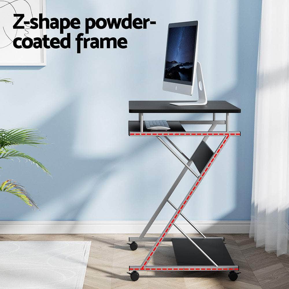 Computer Desk Keyboard Tray Shelf Black 60Cm