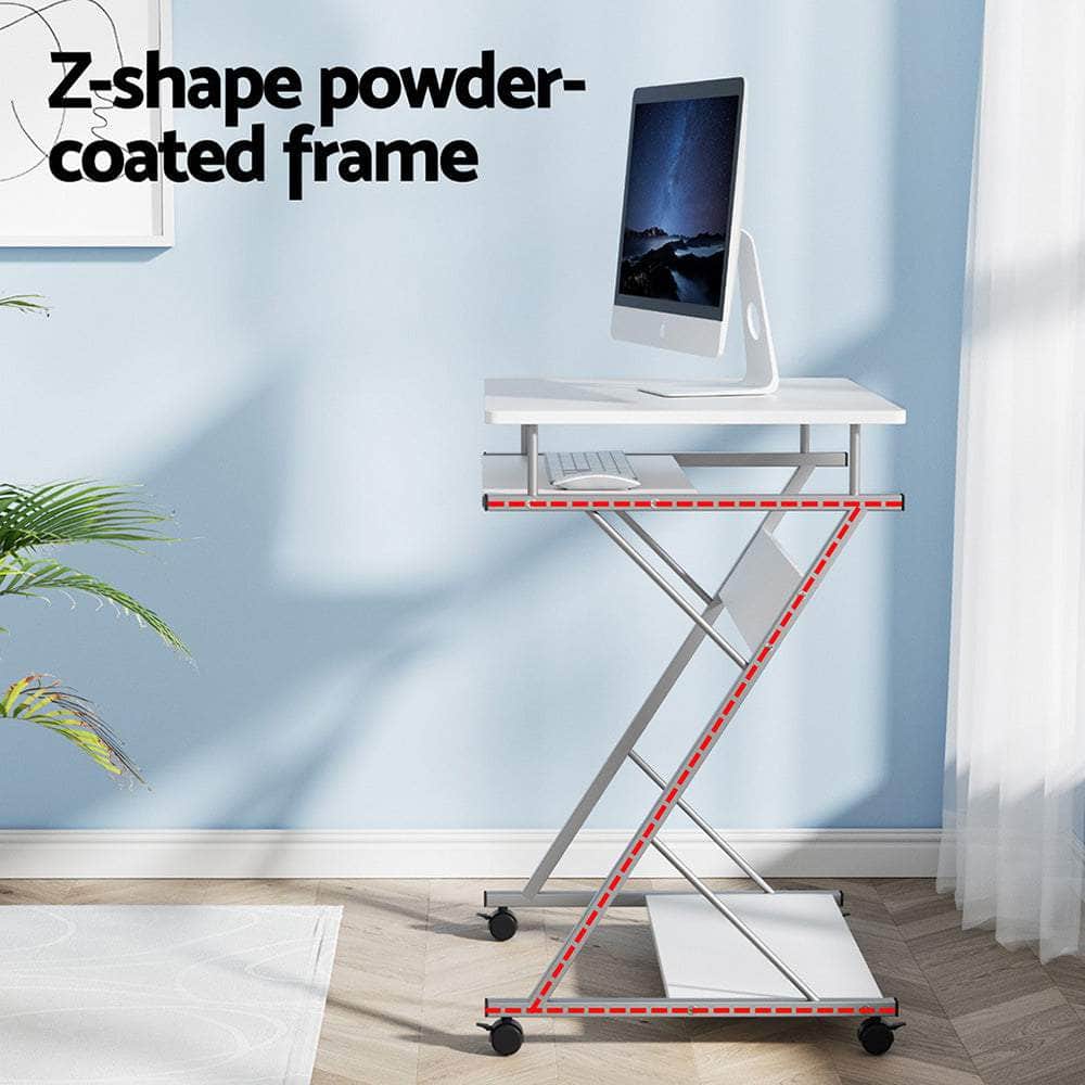 Computer Desk Keyboard Tray Shelf White 60Cm