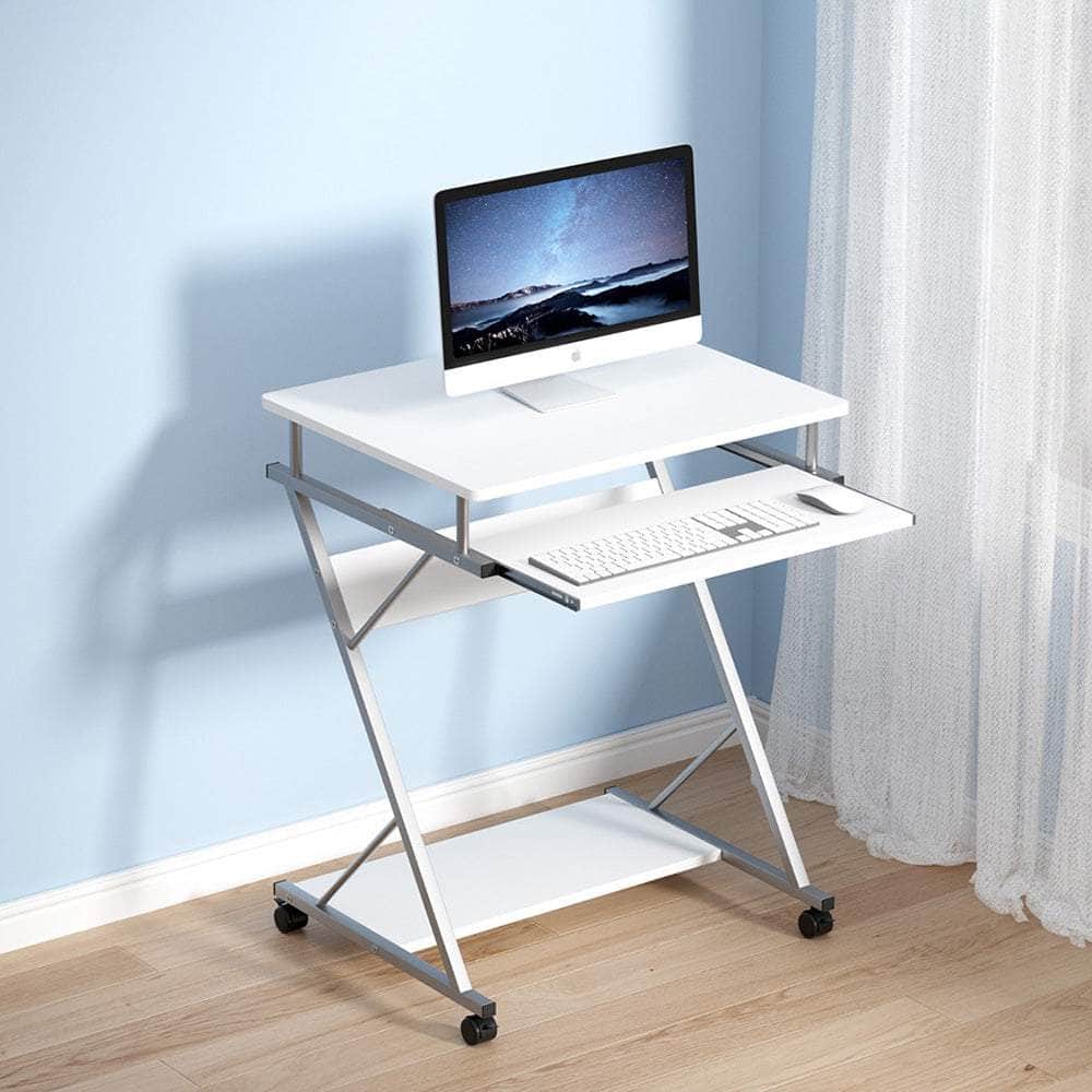 Computer Desk Keyboard Tray Shelf White 60Cm