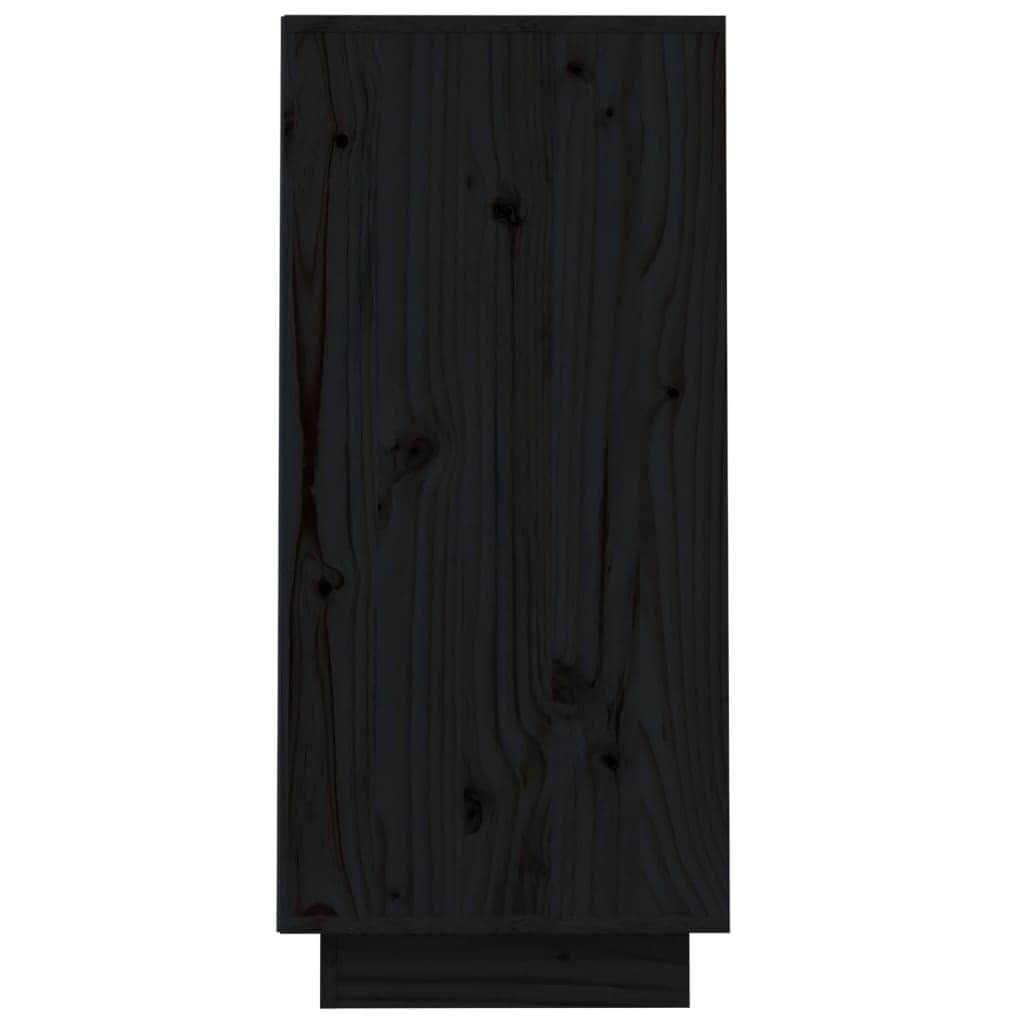 Console Cabinet  Solid Wood Pine Honey Brown/White/Black