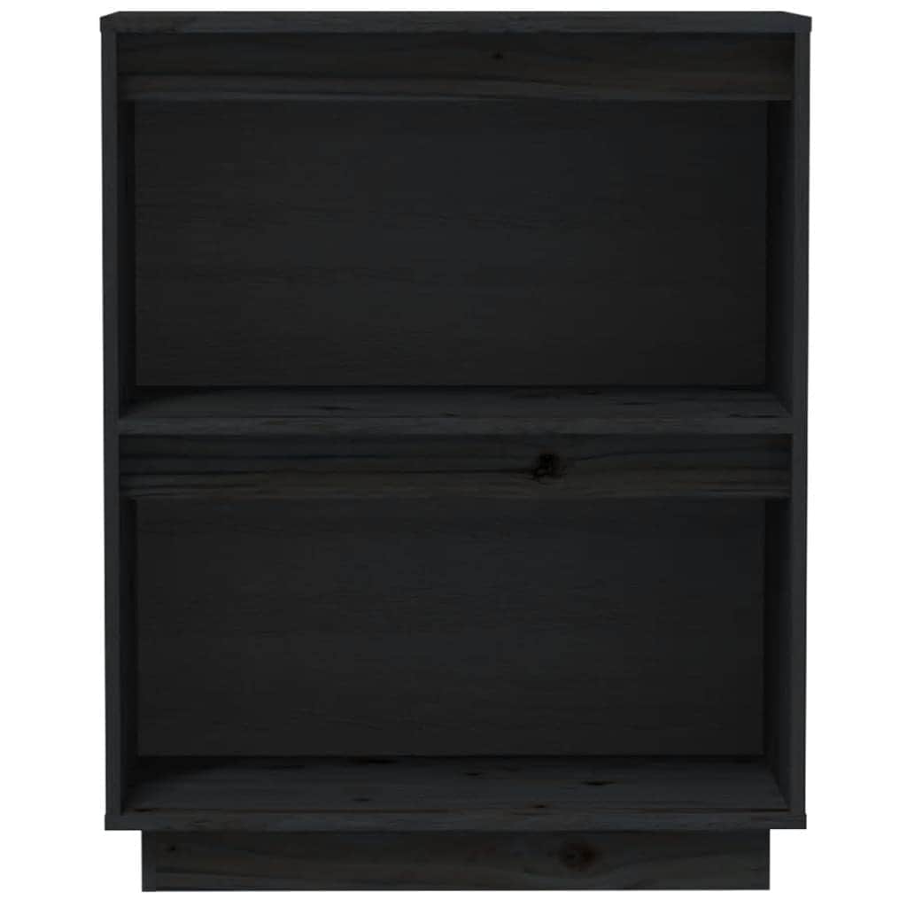 Console Cabinet  Solid Wood Pine Honey Brown/White/Black