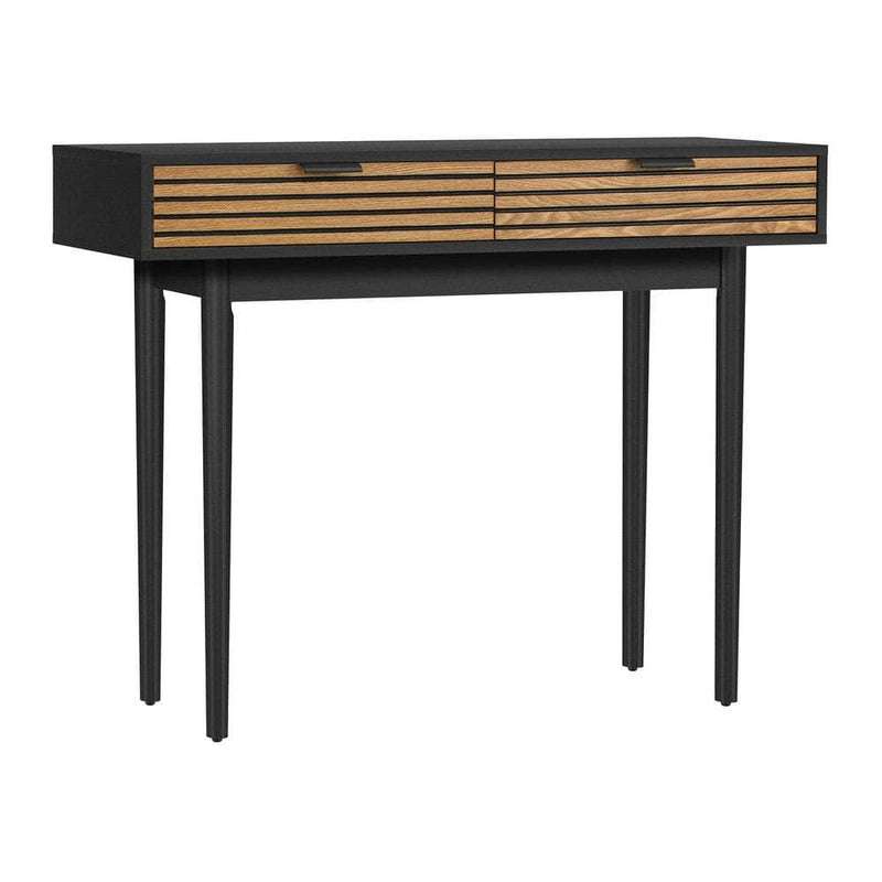 Console Table 100cm Entry Hallway Side Table with 2 Storage